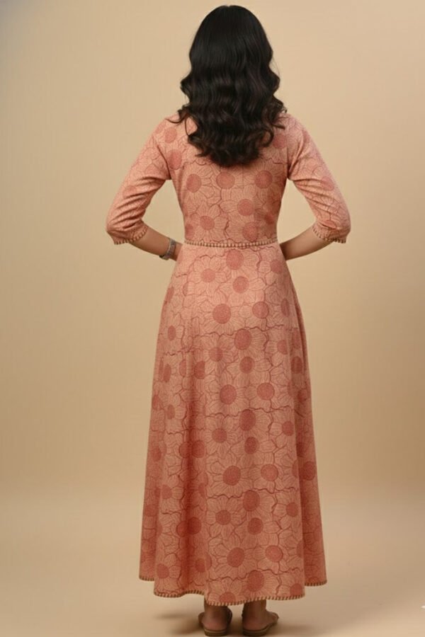 Sanaa Pure Cotton Handblocked Printed Dress