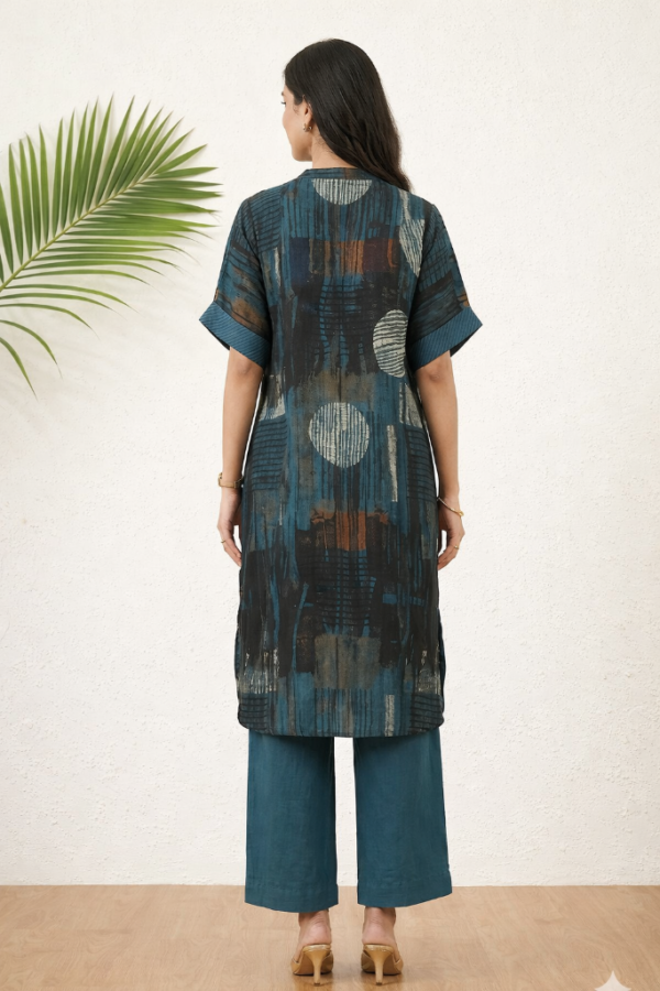 Kyoko Ajrakh Modal Cotton Kurta Set I