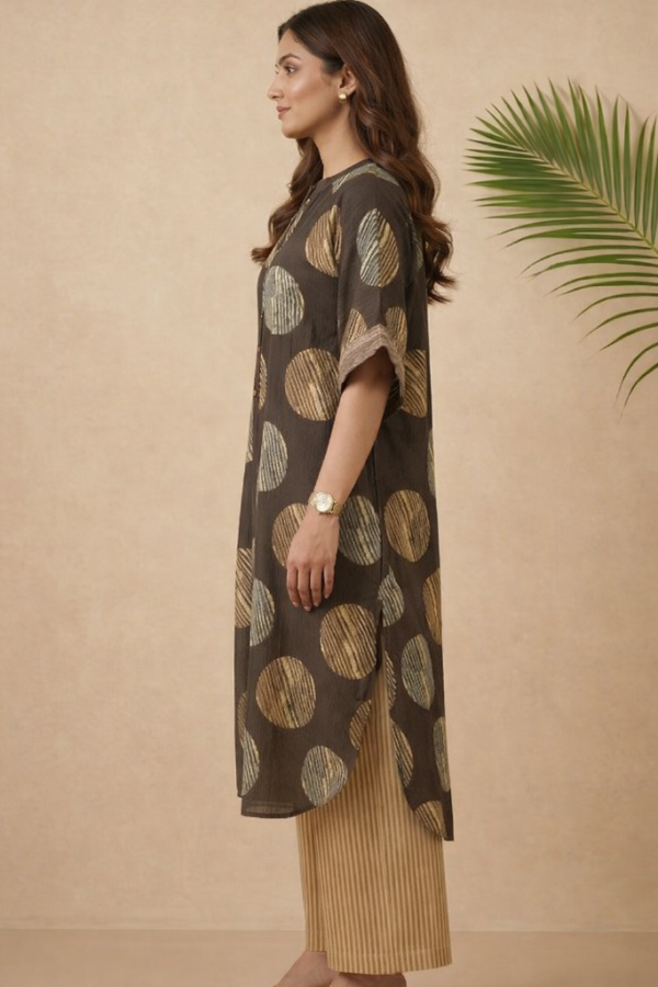 Akiko Ajrakh Modal Cotton Kurta Set