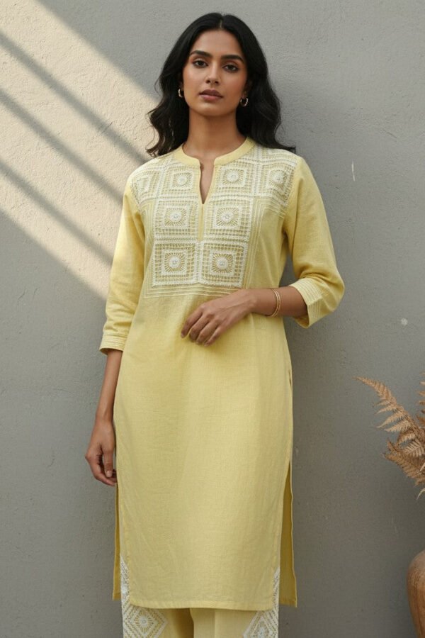 Kiana Linen Lace Co-ord Set