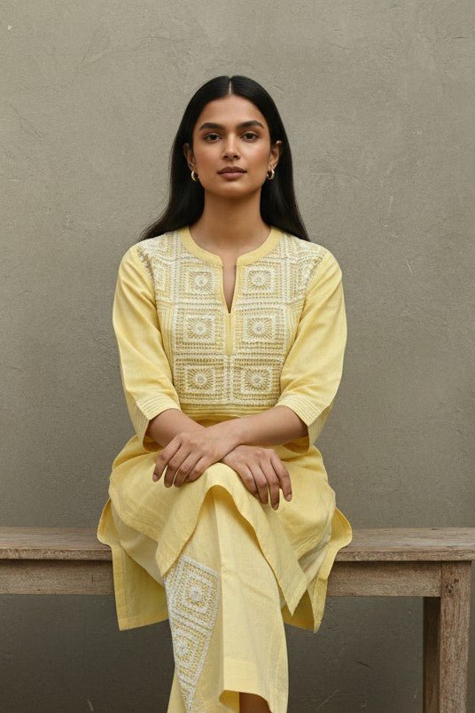 Kiana Linen Lace Co-ord Set