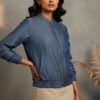 Zia Tencel Hand Embroidery Bomber Jacket II