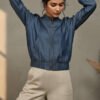 Zia Tencel Hand Embroidery Bomber Jacket II