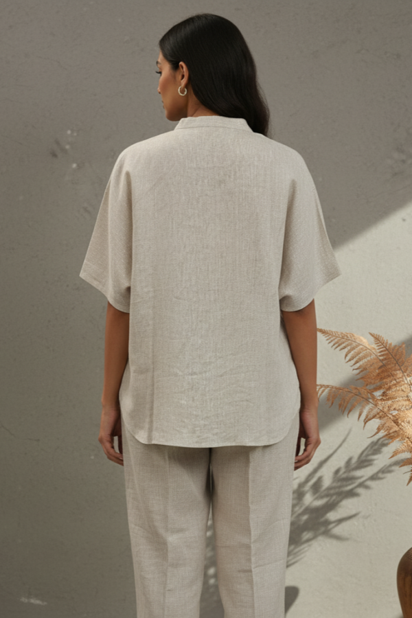 Mia Linen Striped Co-ord Set
