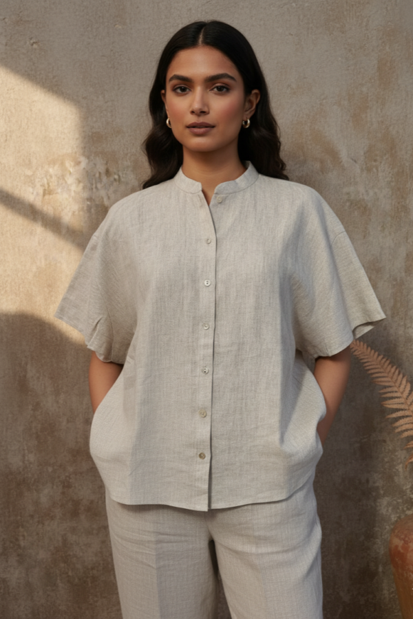 Mia Linen Striped Co-ord Set