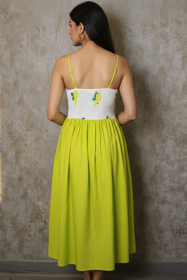 Disha Cotton Poplin Asymmetric Layered Dress