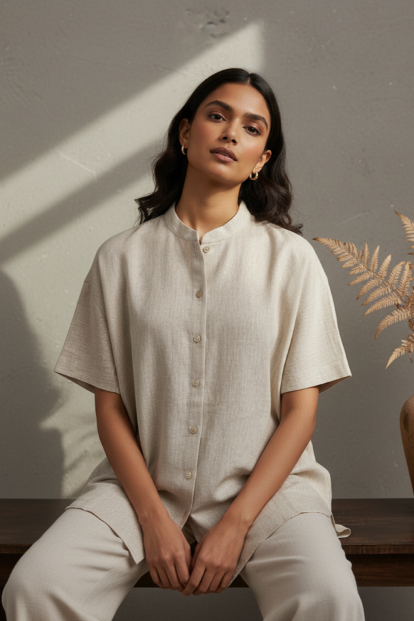 Mia Linen Striped Co-ord Set