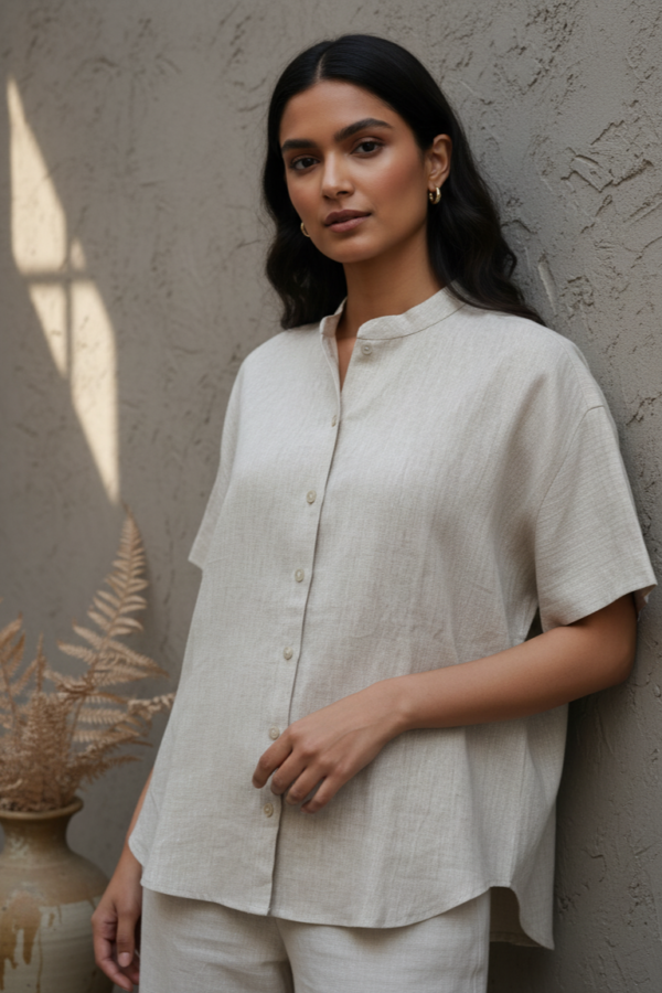 Mia Linen Striped Co-ord Set
