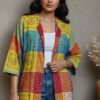 Alia Gamcha Kantha Kimono Jacket
