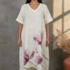 Avani Linen Floral Maxi Dress
