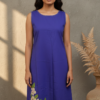 Sheena Cotton Poplin Racer Back Dress