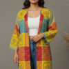 Alia Gamcha Kantha Kimono Jacket