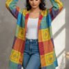 Alia Gamcha Kantha Kimono Jacket