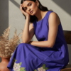 Sheena Cotton Poplin Applique Dress