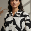 Hazel Linen Floral Top and Striped Pants Set