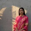Kavya Modal Silk Shibori Shirt Dress