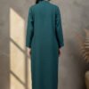 Saisha Slub Cotton Embroidered Dress