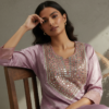 Trisha Chanderi Tissue Brocade Kurta Set