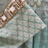 Anushka Turquoise Chanderi Silk Brocade Co-ord Set