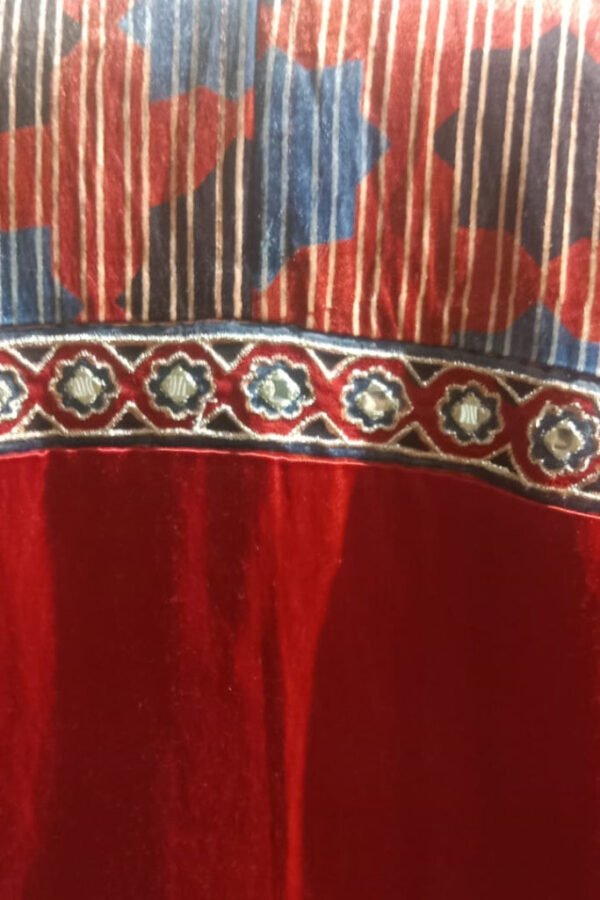 Aadhya Mashru Silk Ajrakh Shirt