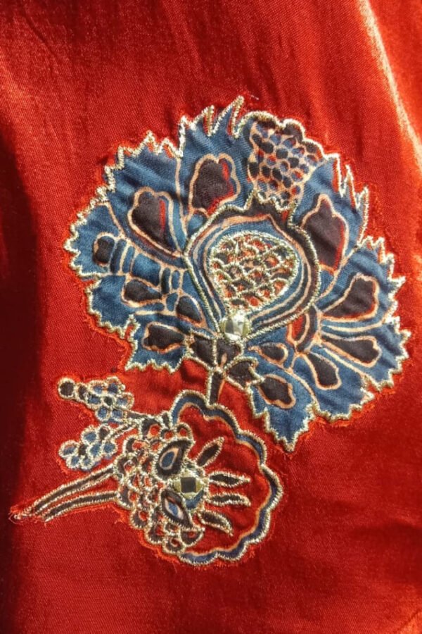 Aadhya Mashru Silk Ajrakh Shirt