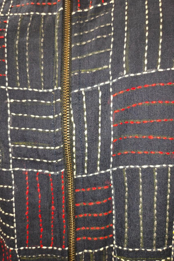 Mira Kantha Bomber Jacket – Geometric III