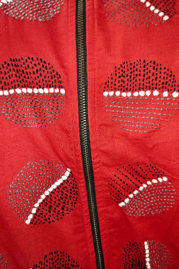 Mira Kantha Bomber Jacket – Geometric IV