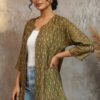 Tanya Ikkat Kimono Open Jacket II