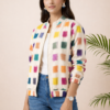 Misha Double Ikat Reversible Bomber Jacket