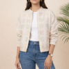 Misha Double Ikat Reversible Bomber Jacket