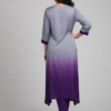 Rukhsar Modal Silk Ombre Asymmetric Kurta Set