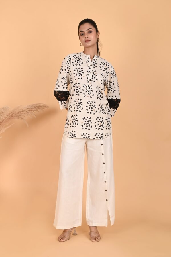 Anisha Linen Lace Co-ord Set