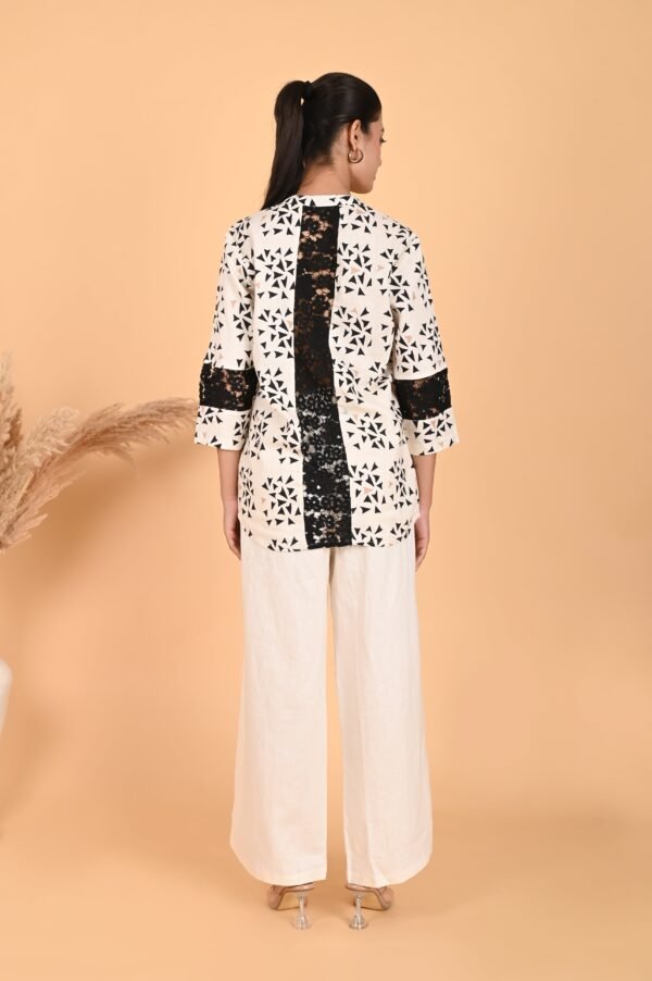 Anisha Linen Lace Co-ord Set