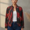 Misha Ikkat Reversible Bomber Jacket