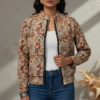 Misha Ikkat Reversible Bomber Jacket