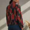 Misha Ikkat Reversible Bomber Jacket