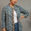 Misha Ajrakh Reversible Bomber Jacket