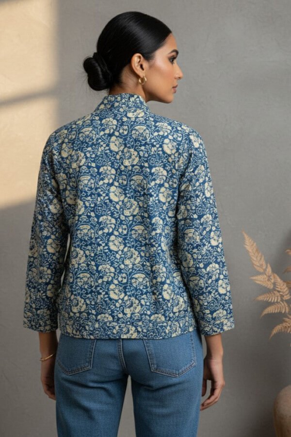 Misha Ajrakh Reversible Bomber Jacket