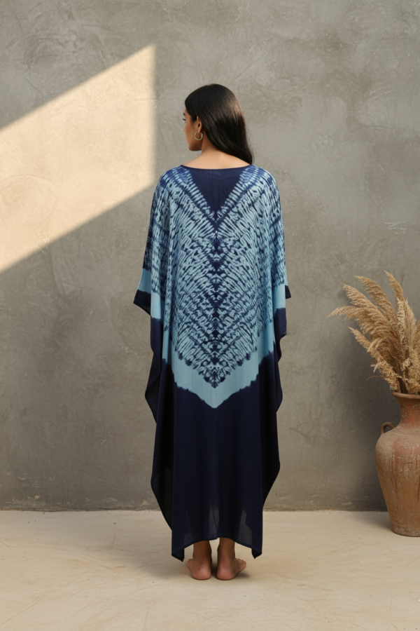 Isabella Modal Silk Shibori Kaftan