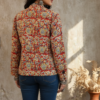 Misha Ikkat Kalamkari Reversible Jacket