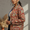 Misha Ikkat Kalamkari Reversible Jacket