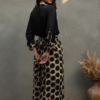 Sophia Modal Silk Ajrakh Draped Dress