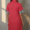 Tanvi Cotton Linen Flared Shirt Dress