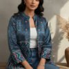 Nora Velvet Ajrakh Long Jacket II