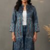 Nora Velvet Ajrakh Long Jacket II