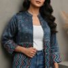 Nora Velvet Ajrakh Long Jacket II