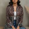 Nora Velvet Ajrakh Long Jacket I