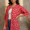 Tanya Ikkat Kalamkari Reversible Jacket I