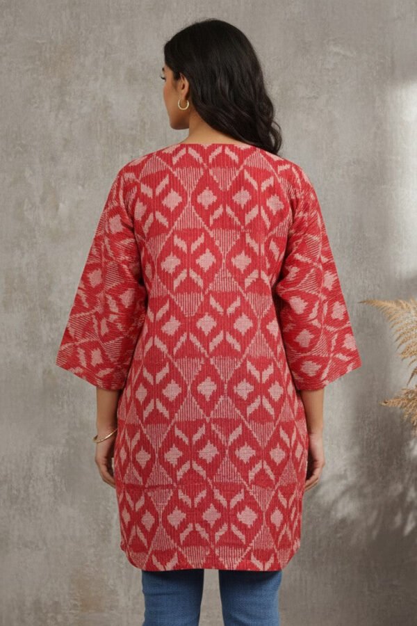Tanya Ikkat Kalamkari Reversible Jacket I
