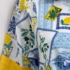 Shanaya Lemon & Blue Cotton Midi Dress